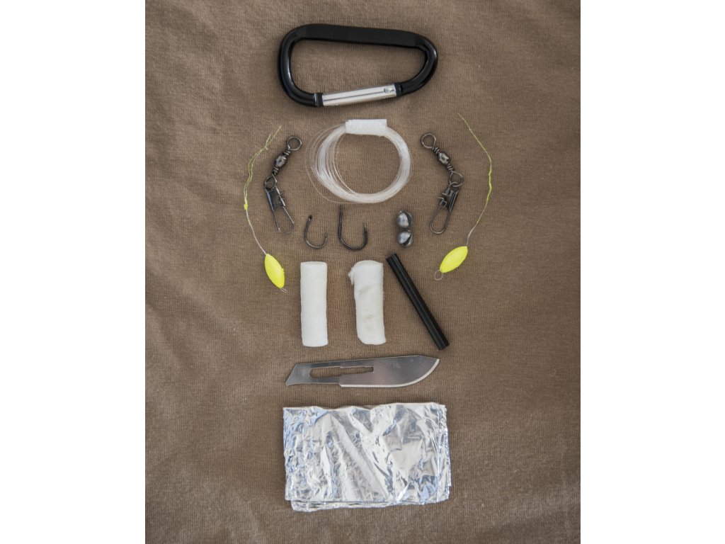 Mil-tec Paracord Survival Kit S černá