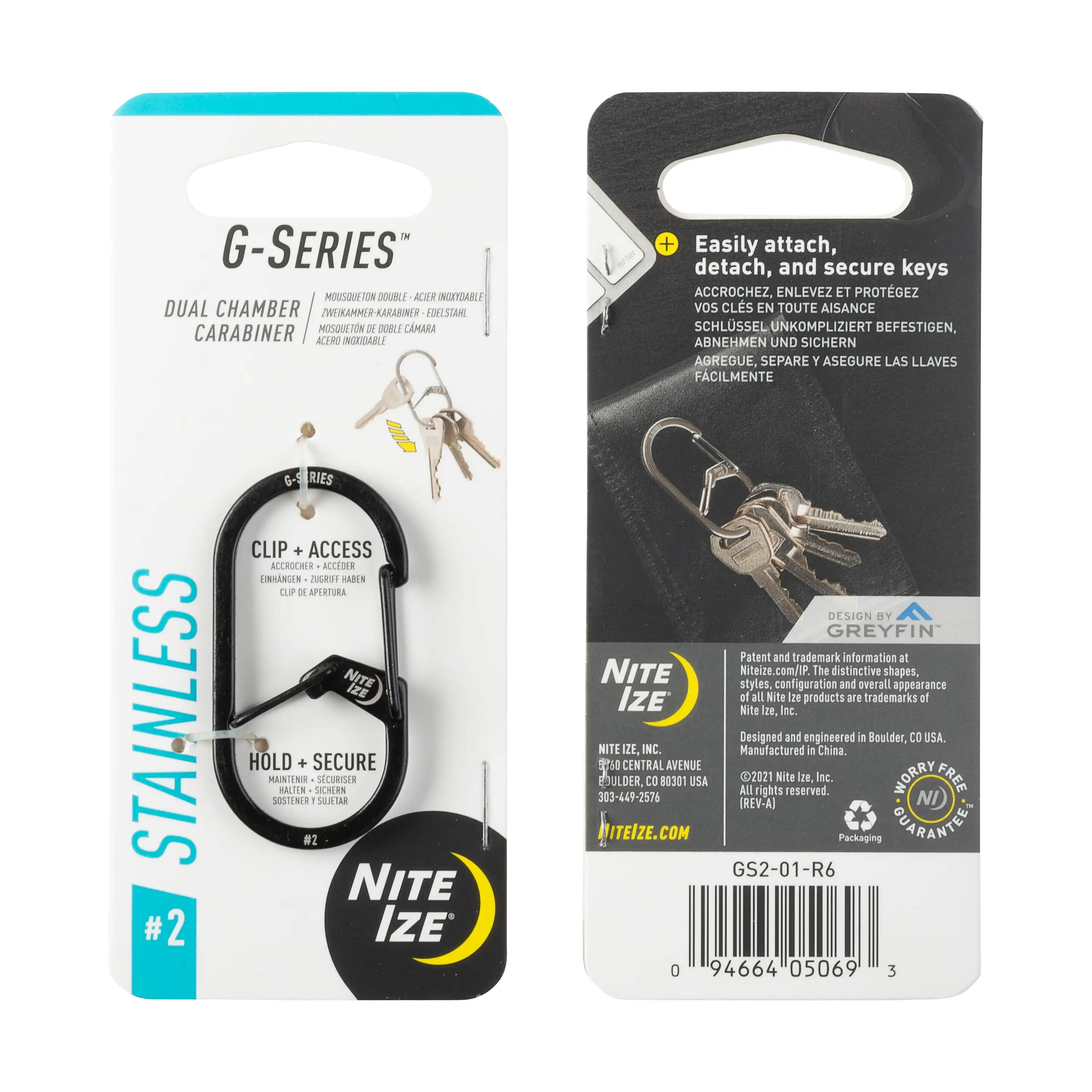Nite Ize G-Series #2 černá