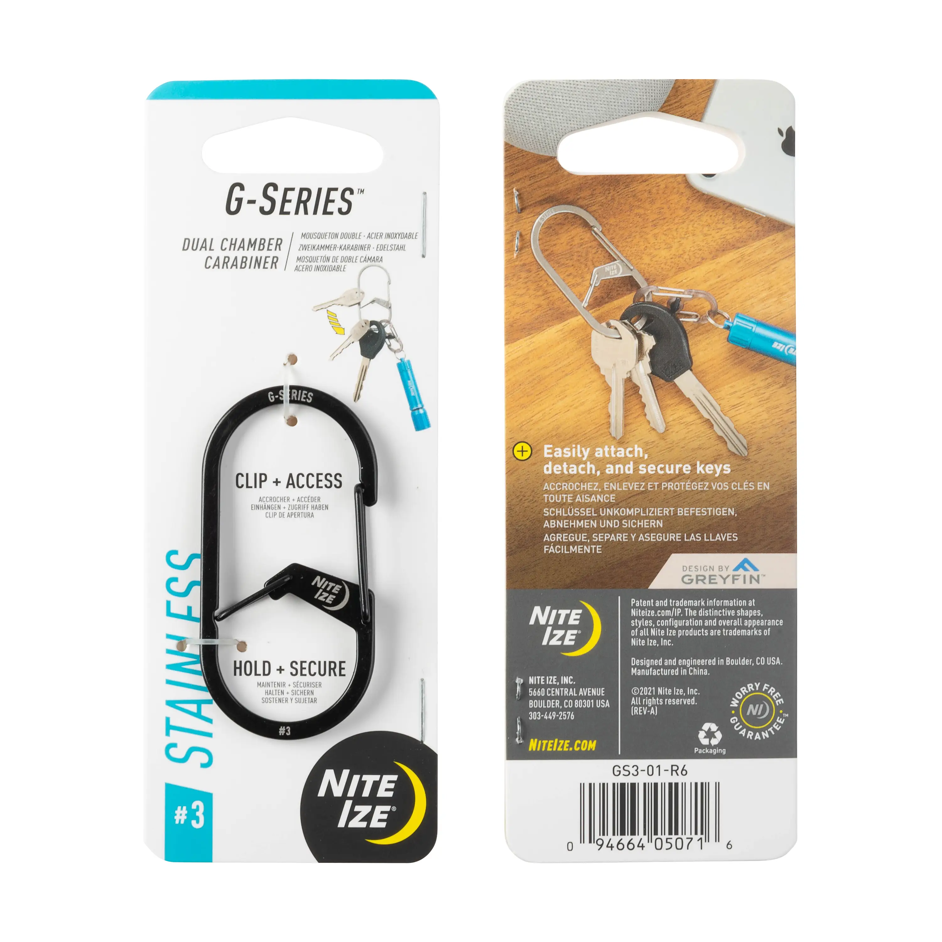 Nite Ize G-Series #3 černá