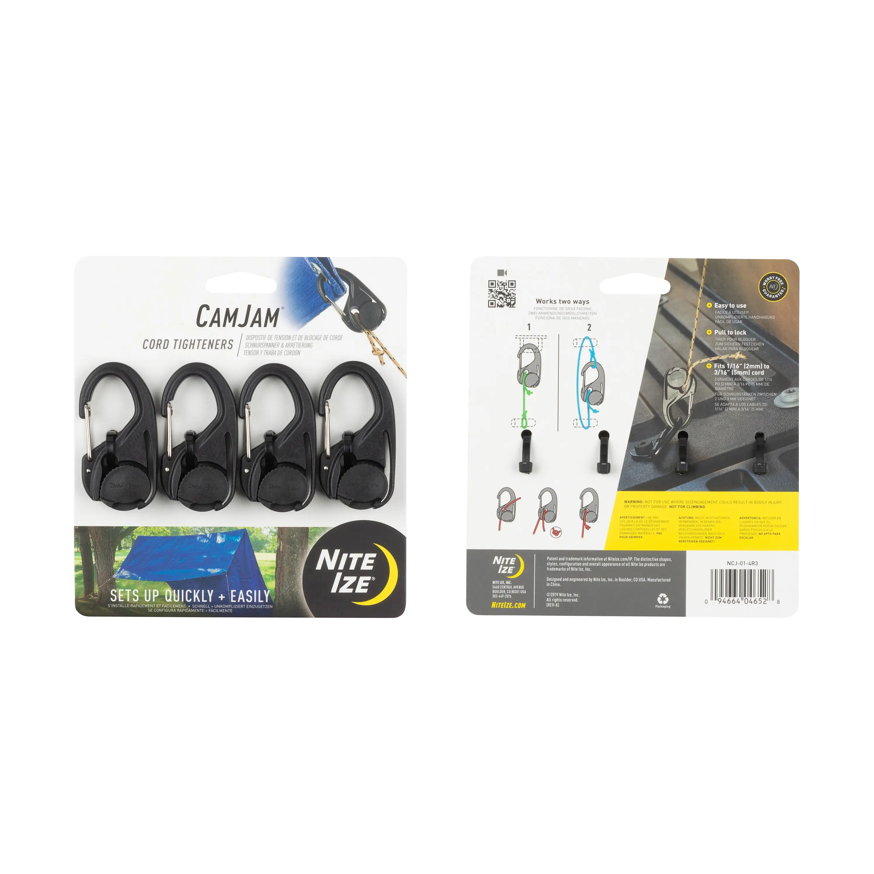 Nite Ize CamJamCord Tightener (4ks)