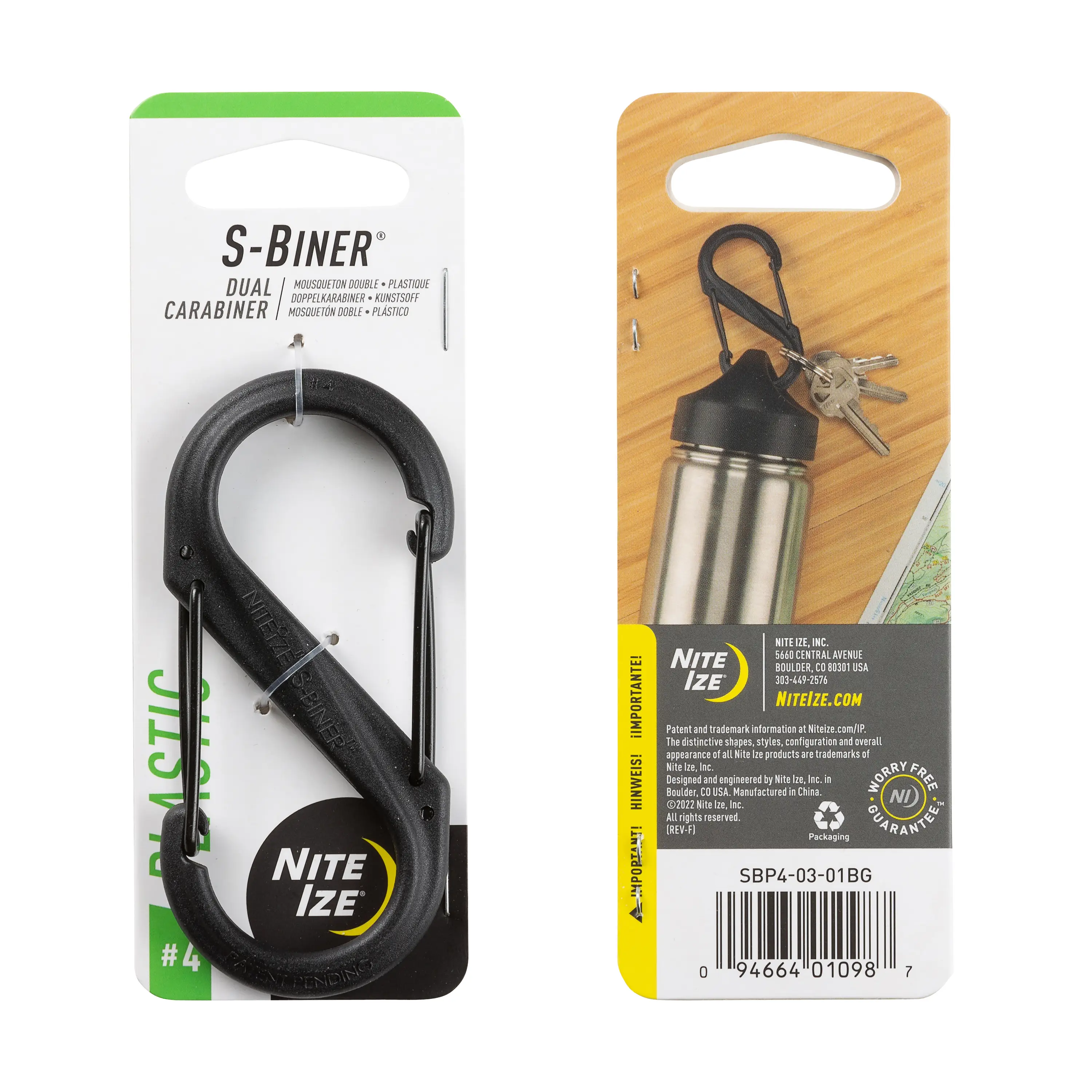 Nite Ize S-Biner #4 černá