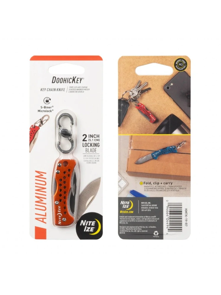 Nite Ize DoohicKeyKey Chain Knife oranžová