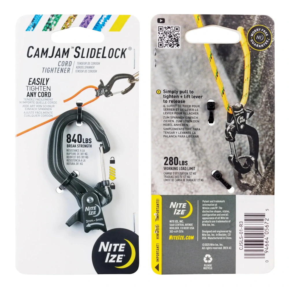 Nite Ize CamJam™ SlideLock® Rope Tightener Small