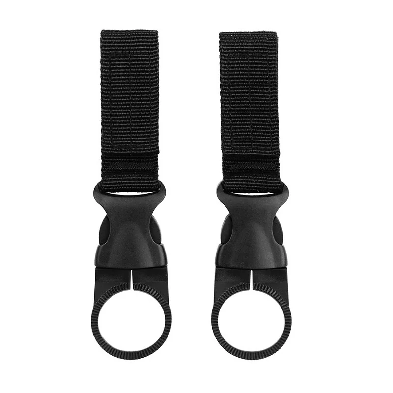 101 Inc. MOLLE water bottle ring černá (2ks)
