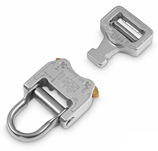 AustriAlpin Cobra D-Ring 25 mm stříbrná