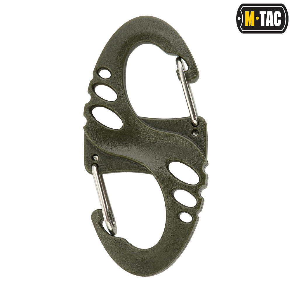 M-Tac Plastic S-Hook Carabiner Olive
