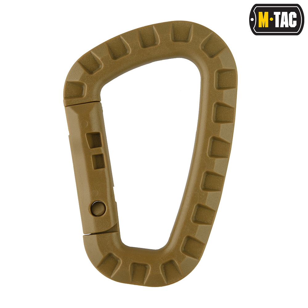 M-Tac Plastic Carabiner Coyote