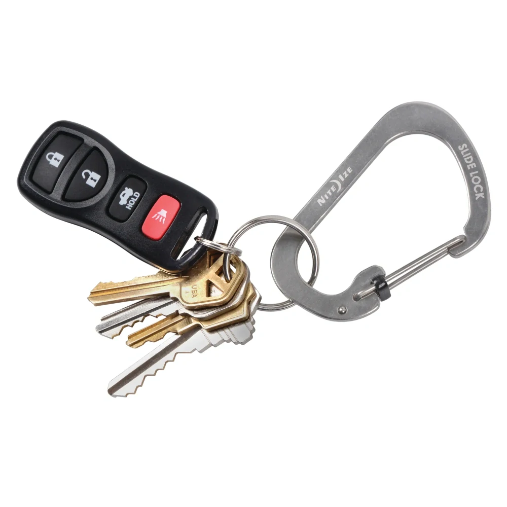 Nite Ize Carabiner SlideLock #4 stříbrná