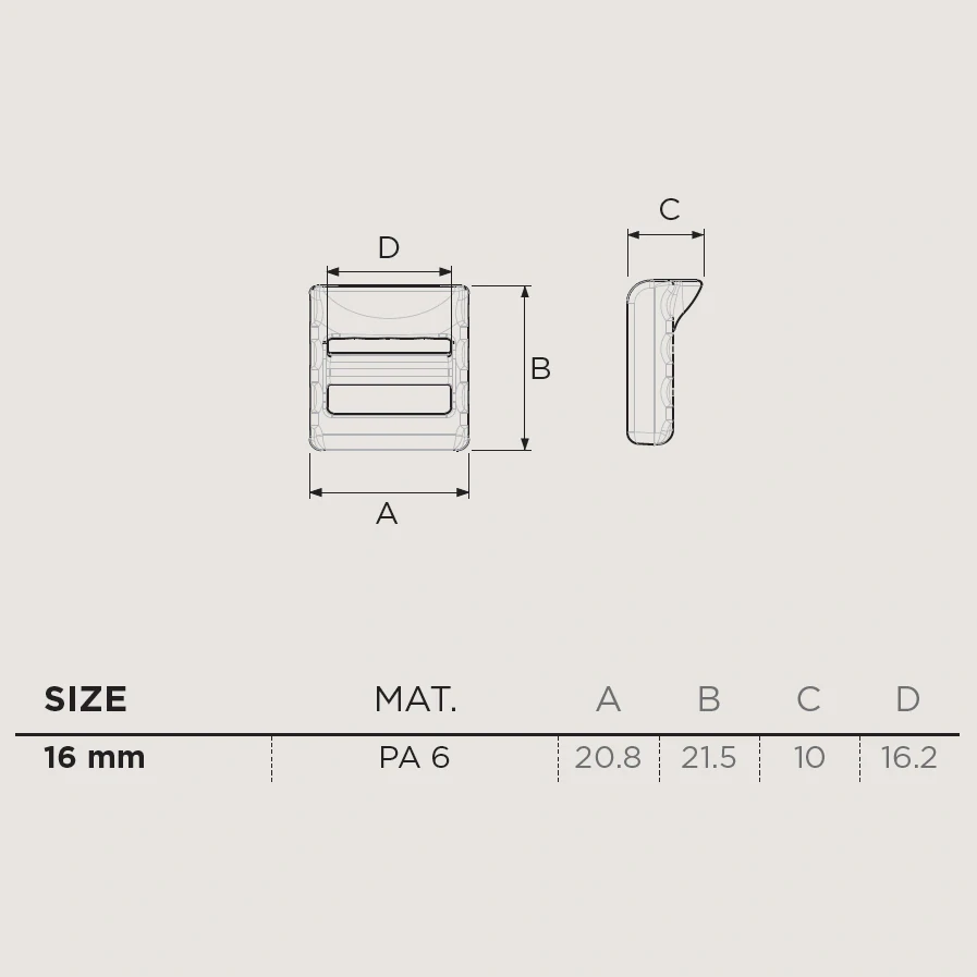 2M Triglide SC BH/16 černý