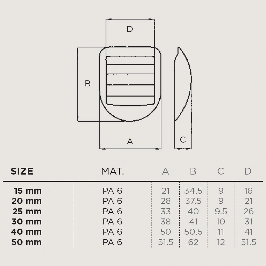 2M Ladder Lock AS 50mm černý