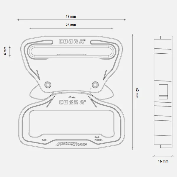 AustriAlpin Cobra® NG 25mm Half (samice)