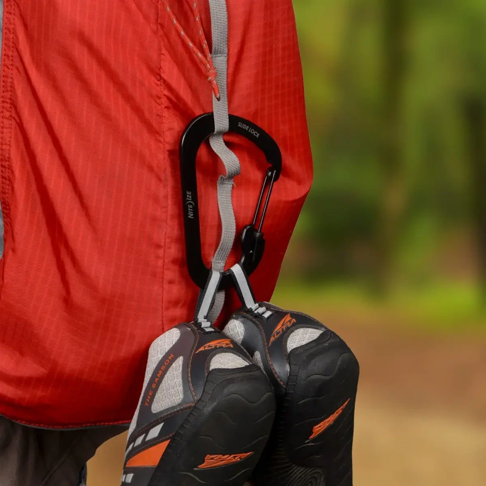 Nite Ize Carabiner SlideLock #4 stříbrná