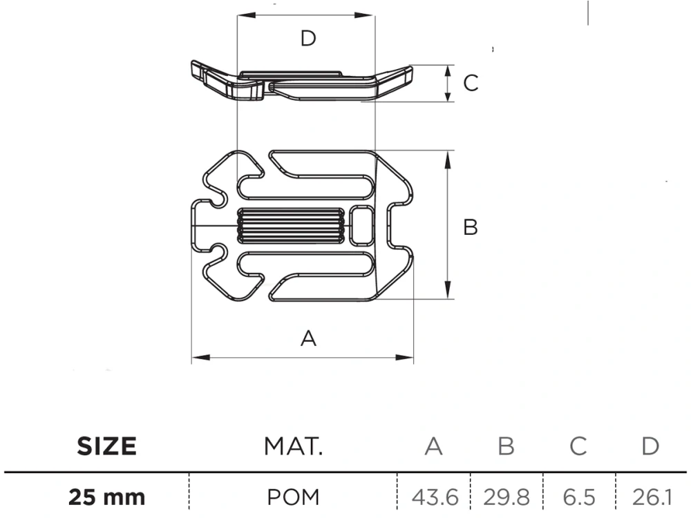 2M Military RIB GUARD černá