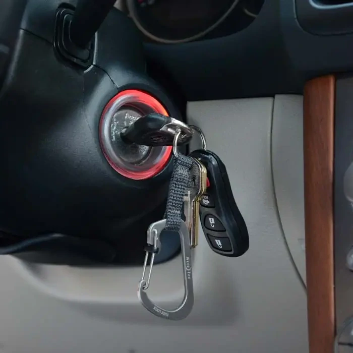 Nite Ize SlideLock KeyRing #3 stříbrná