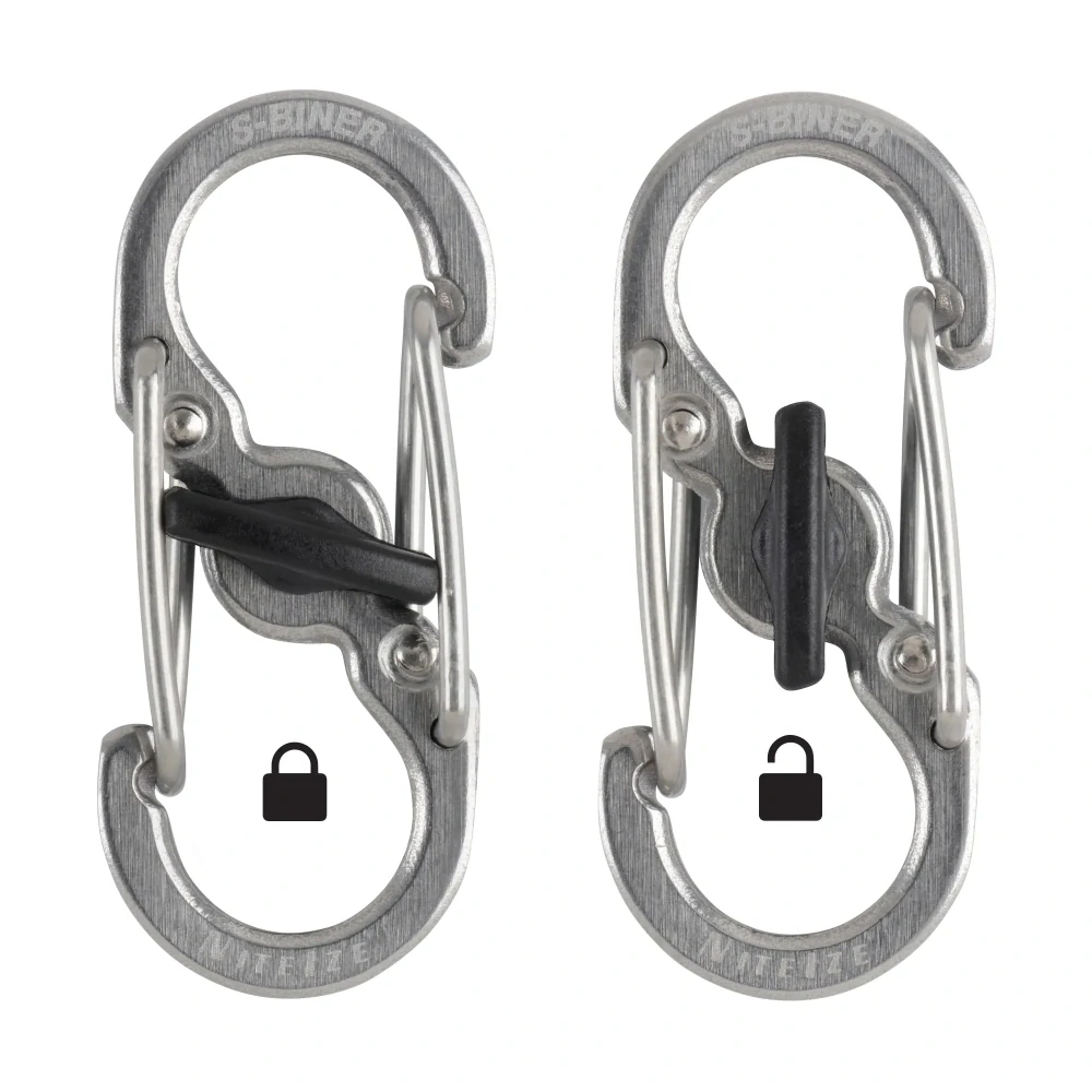 Nite Ize S-Biner MicroLock #2 černá (5ks)
