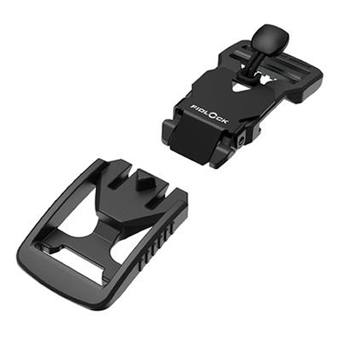 FIDLOCK V-BUCKLE 25 black flap