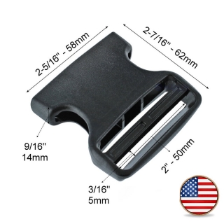 ITW Nexus WSR LL 50mm samice černá