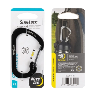 Nite Ize Carabiner SlideLock #4 černá
