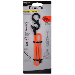 Nite Ize GearTie Clippable #12 Oranžový
