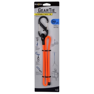 Nite Ize GearTie Clippable #24 Oranžový