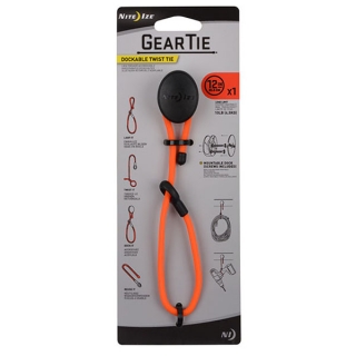 Nite Ize GearTie Dockable Twist Tie #12 Oranžový