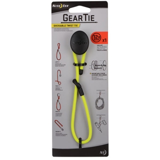 Nite Ize GearTie Dockable Twist Tie #12 Neonově žlutý