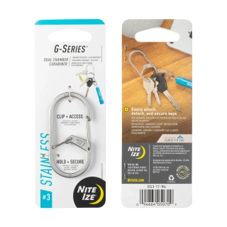 Nite Ize G-Series #3 Stainless Steel