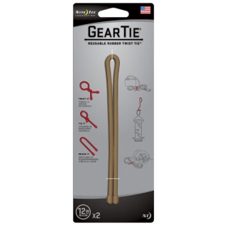 Nite Ize GearTie #12 Coyote Brown