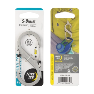 Nite Ize S-Biner SlideLock #4 stříbrná