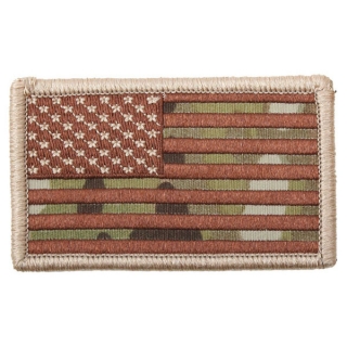 Nášivka Rothco Velcro zip vlajka USA MultiCam