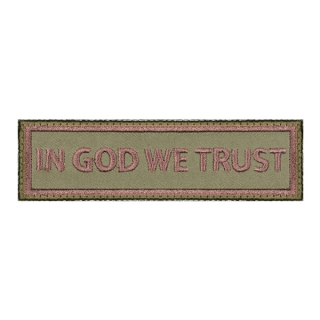 Nášivka Rothco Velcro In God We Trust Tab