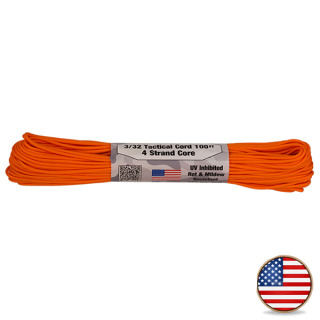 Atwood Paracord 275lb svítivěoranžová