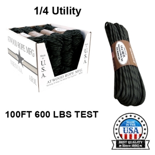 Atwood Utility 1/4“ 30m Woodland - Doprodej !!