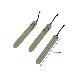 Sada klipu pro sumky TMC MOLLE QD Clip Tan (3ks)