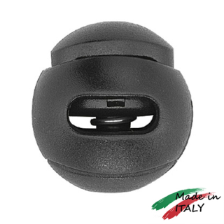 2M Cord Lock Ball černá