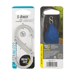 Nite Ize S-Biner #4, stříbrná