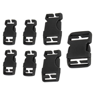 Přezky náhradní REPAIR KIT 7 ks ČERNÉ