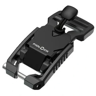 FIDLOCK V-BUCKLE 25 swivel mount black flap