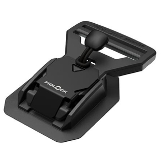 FIDLOCK V-BUCKLE sewable 40 black flap