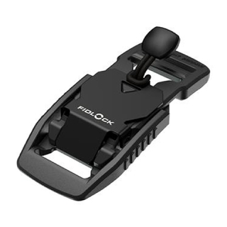 FIDLOCK V-BUCKLE 20 black flap