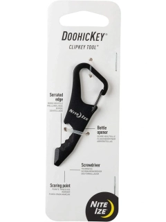 NiteIze DoohicKey ClipKey Černá