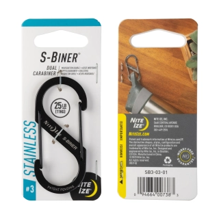 NiteIze S-Biner #3 černá