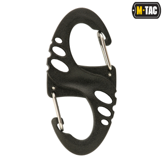 M-Tac Plastic S-Hook Carabiner černá