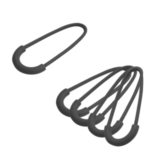 101 Inc. Zipper Ring Puller černý