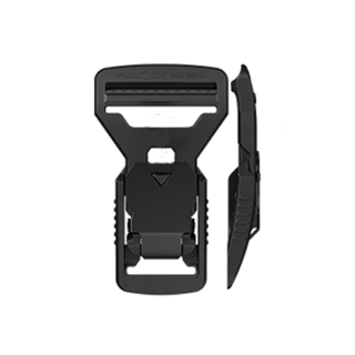 FIDLOCK V-Buckle 25 male 40 black flap