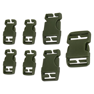 Přezky náhradní REPAIR KIT 7 ks ZELENÉ