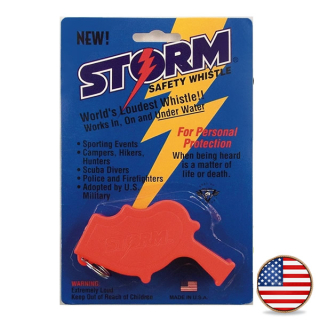 Safety Storm Weather Safety Whistle oranžová
